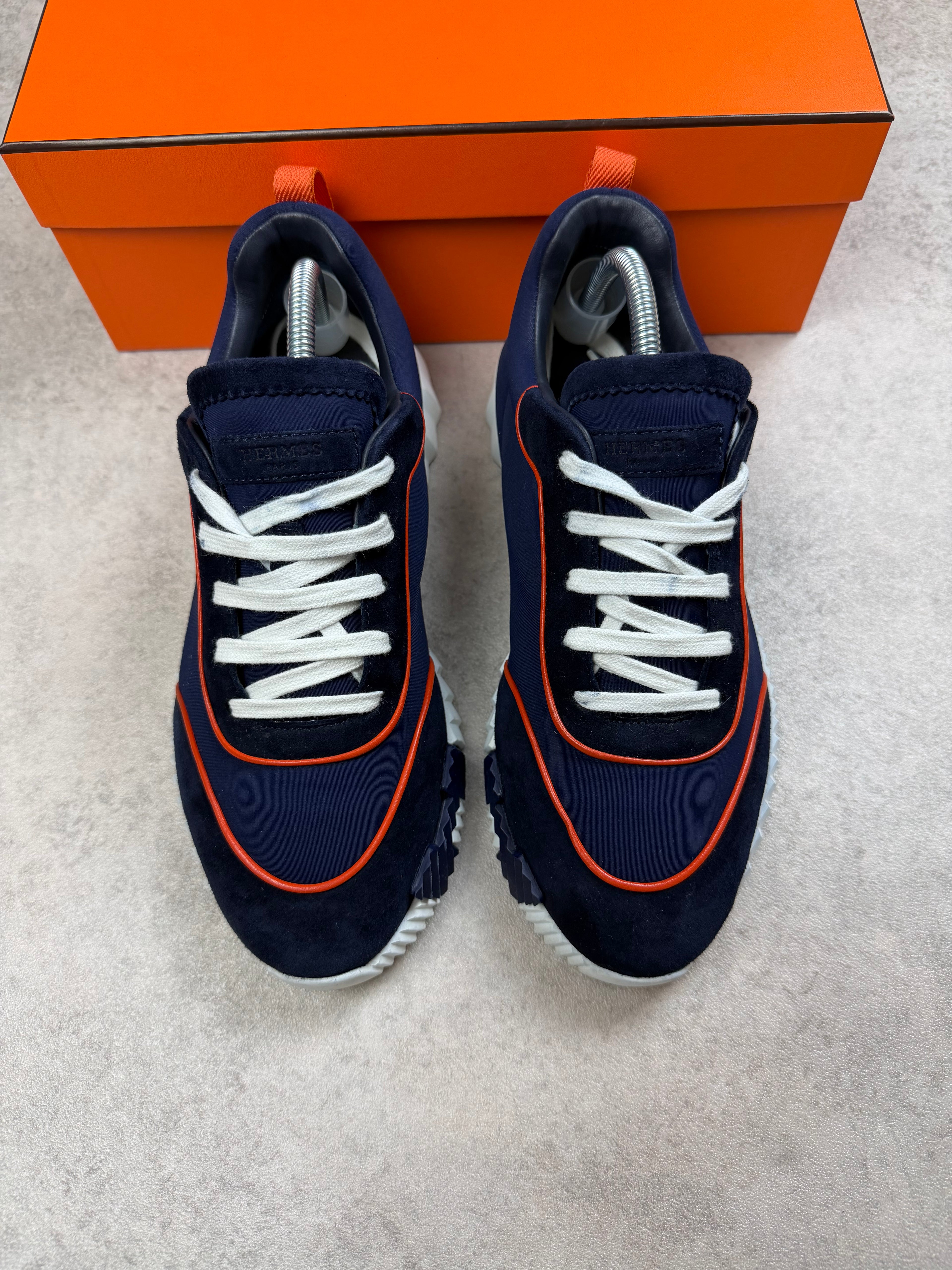 HERMES BOUNCING - NAVY/ORANGE - UK6.5