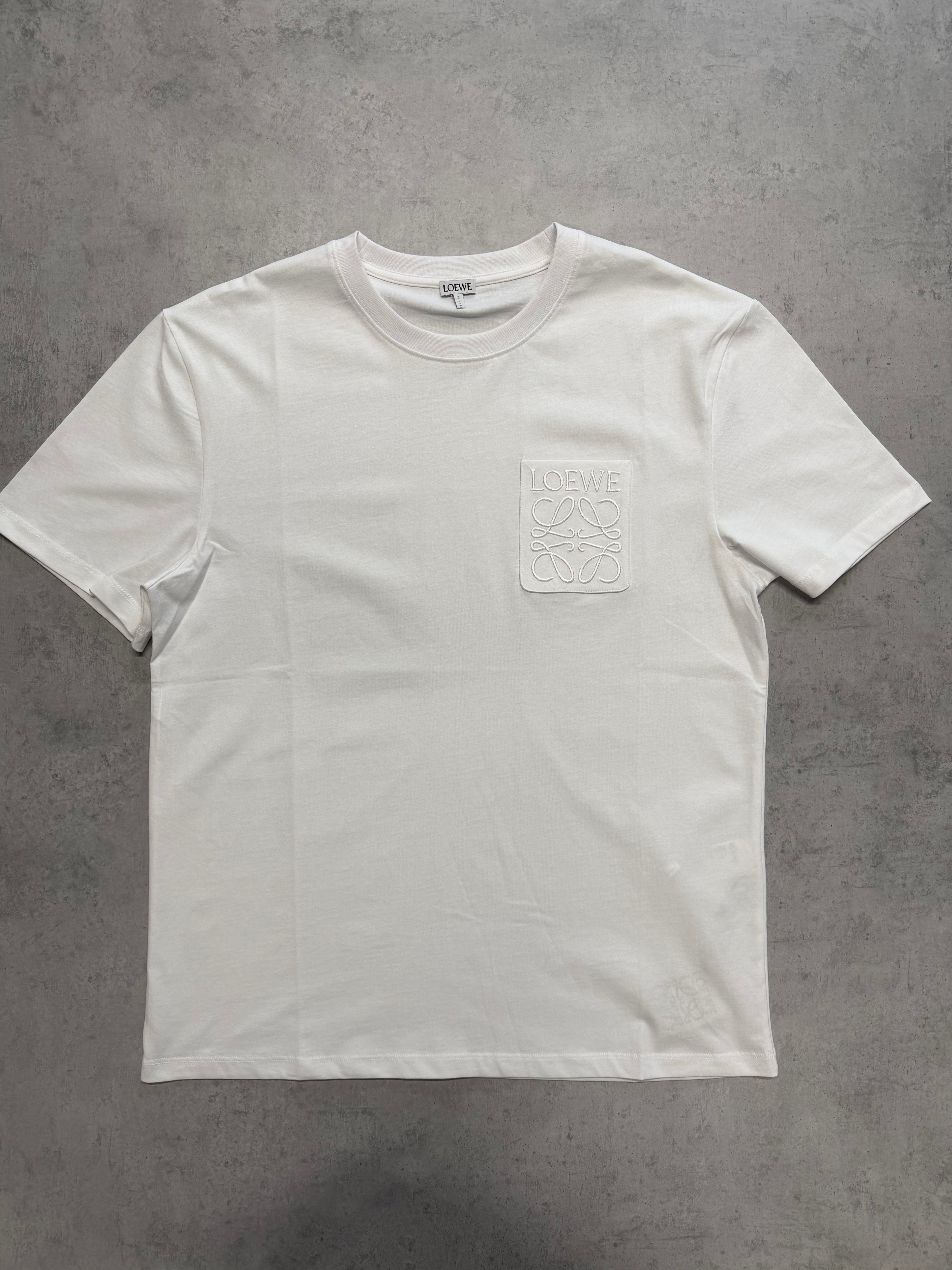 LOEWE POCKET TEE - WHITE