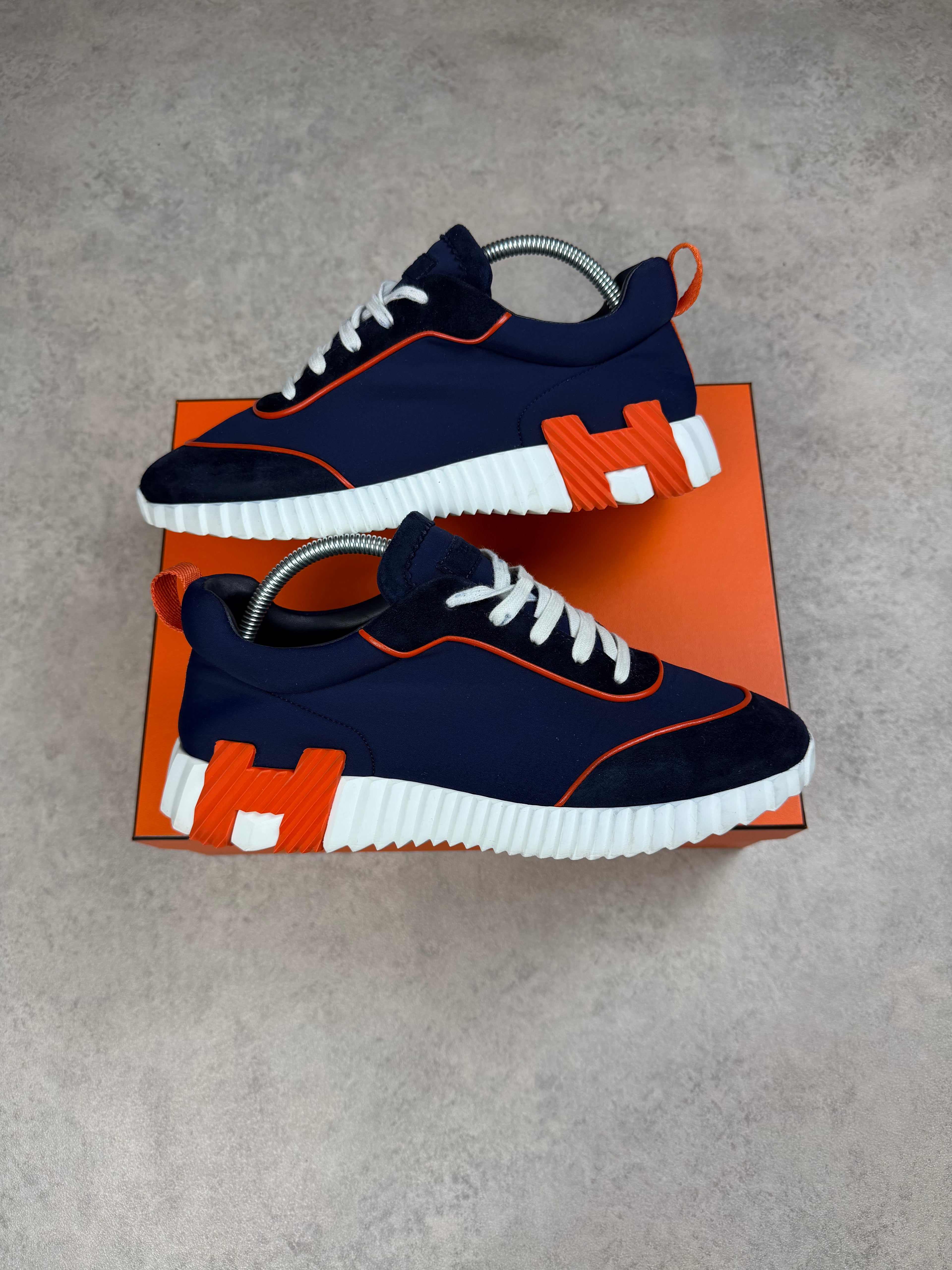 HERMES BOUNCING - NAVY/ORANGE - UK6.5