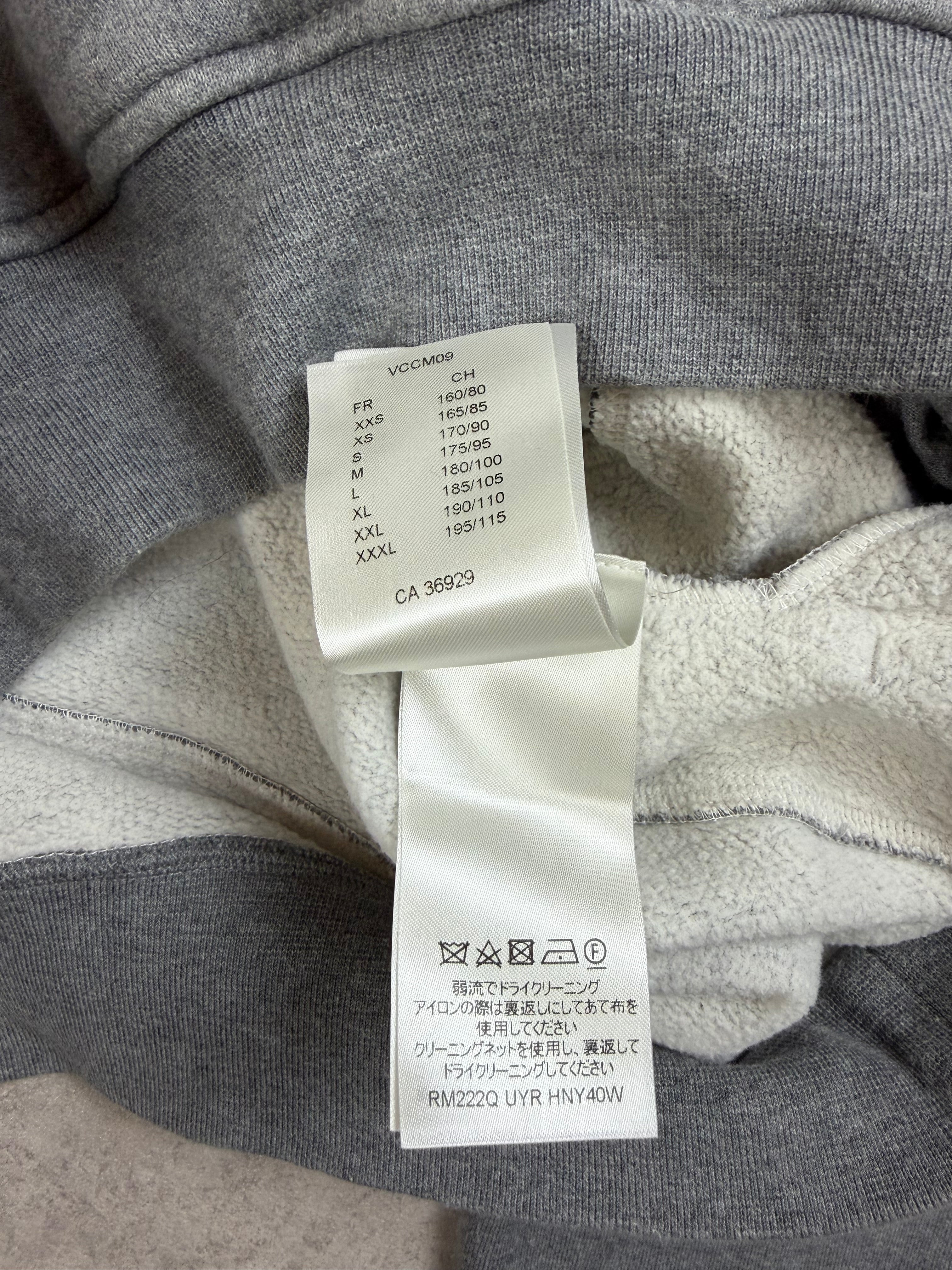 LV CIRCLE HOODIE - GREY - LARGE