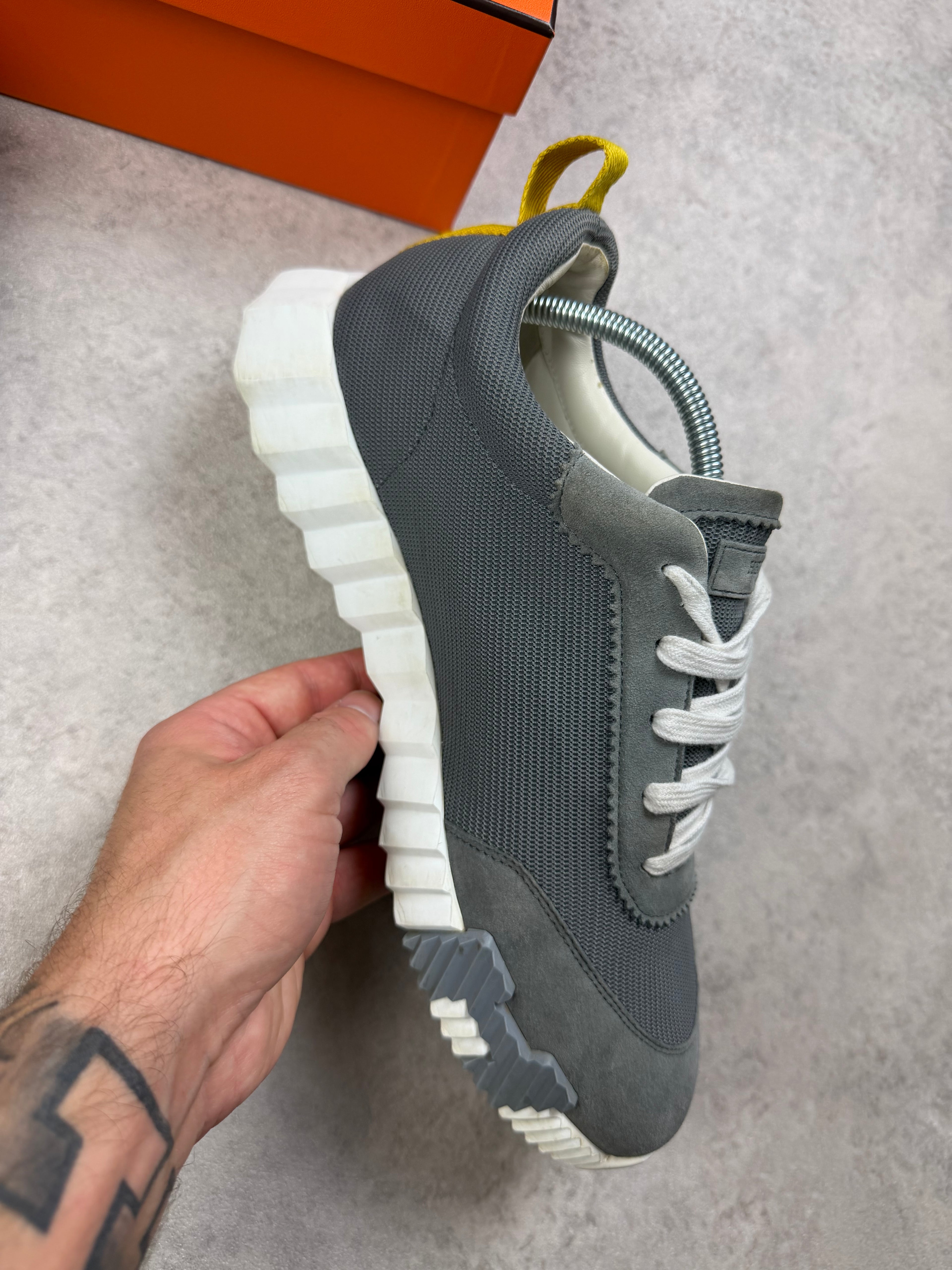 HERMES BOUNCING - GREY/YELLOW - UK7.5